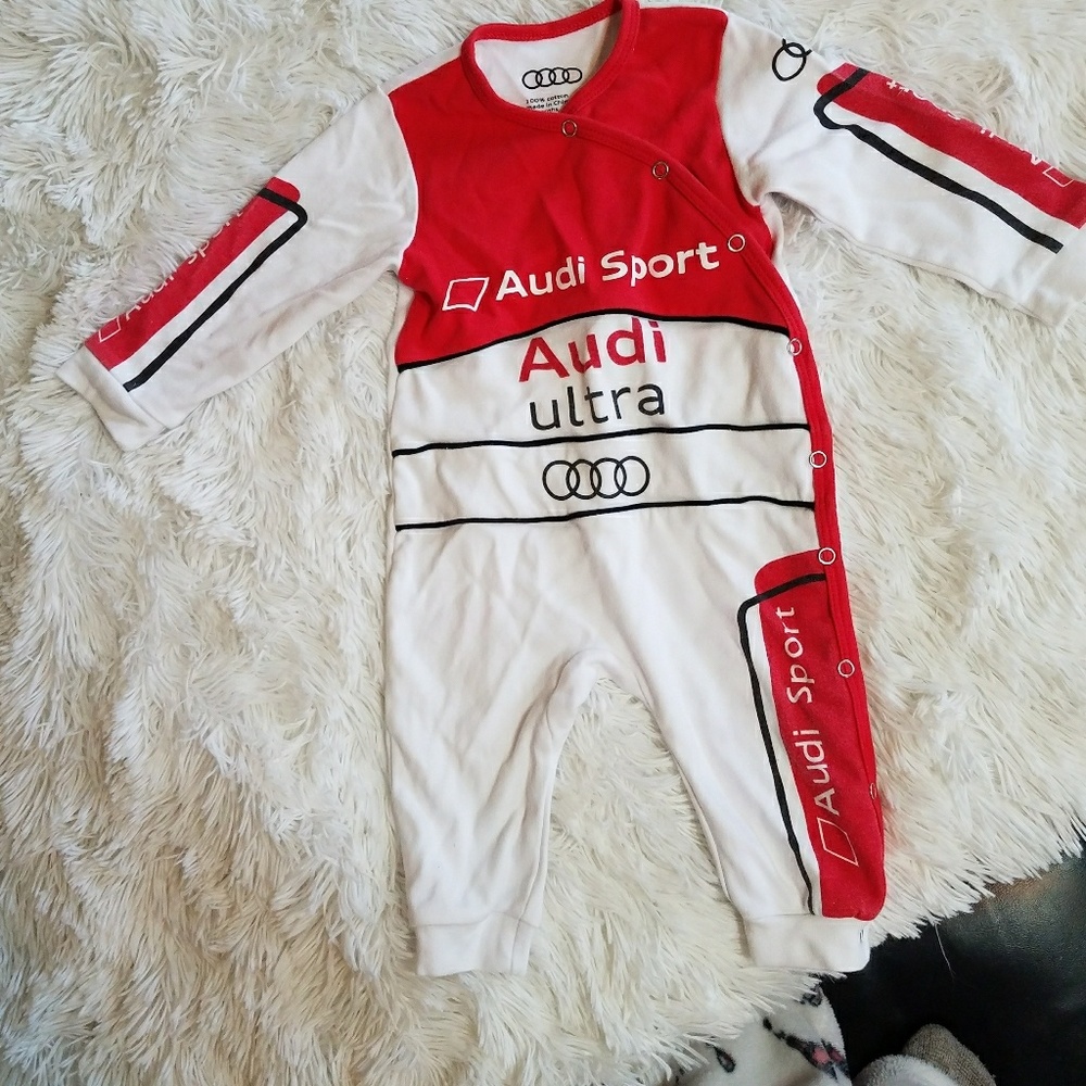 Rare Audi baby racing suit